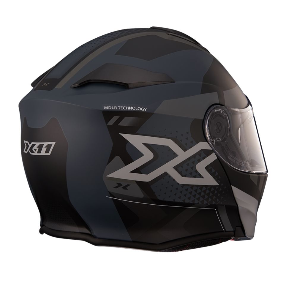 capacete-x11-turner-prisma-cinza-costas